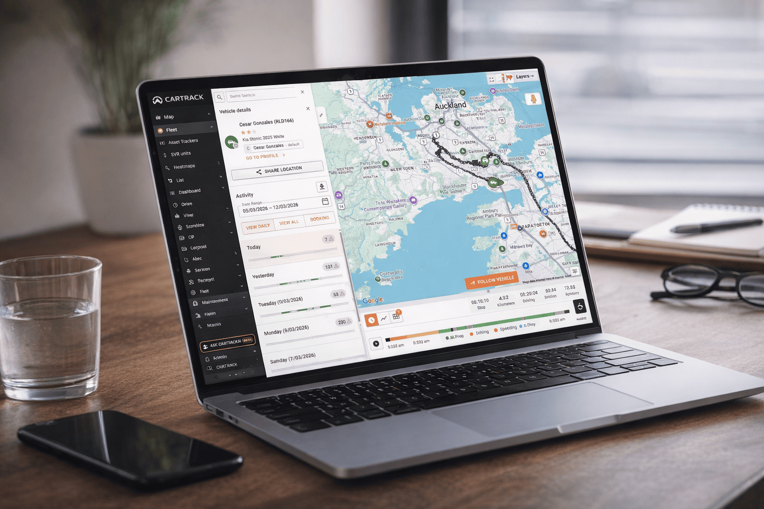 FleetWeb Trip Replay
